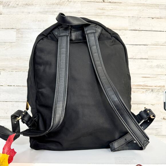 Michael Kors Women Black Nylon Jet Set Travel Large Backpack - Picture 5 of 8